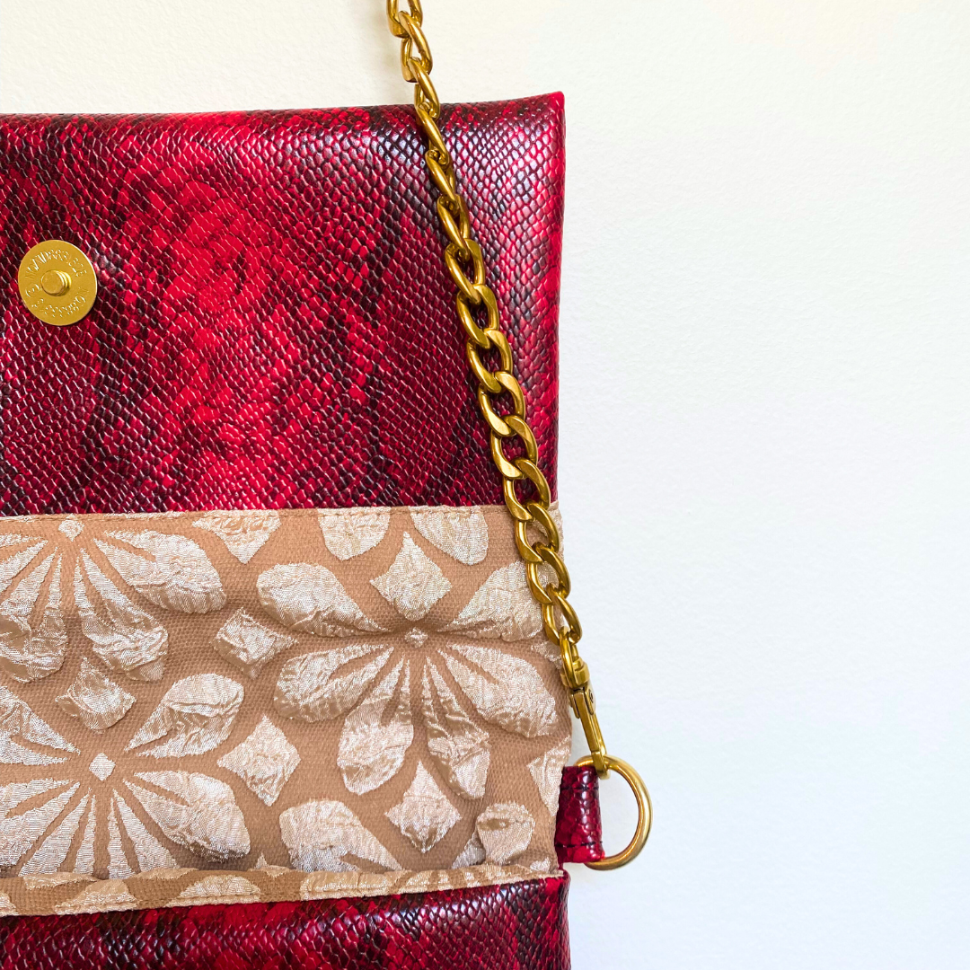 The Everything Crossbody — Cherry