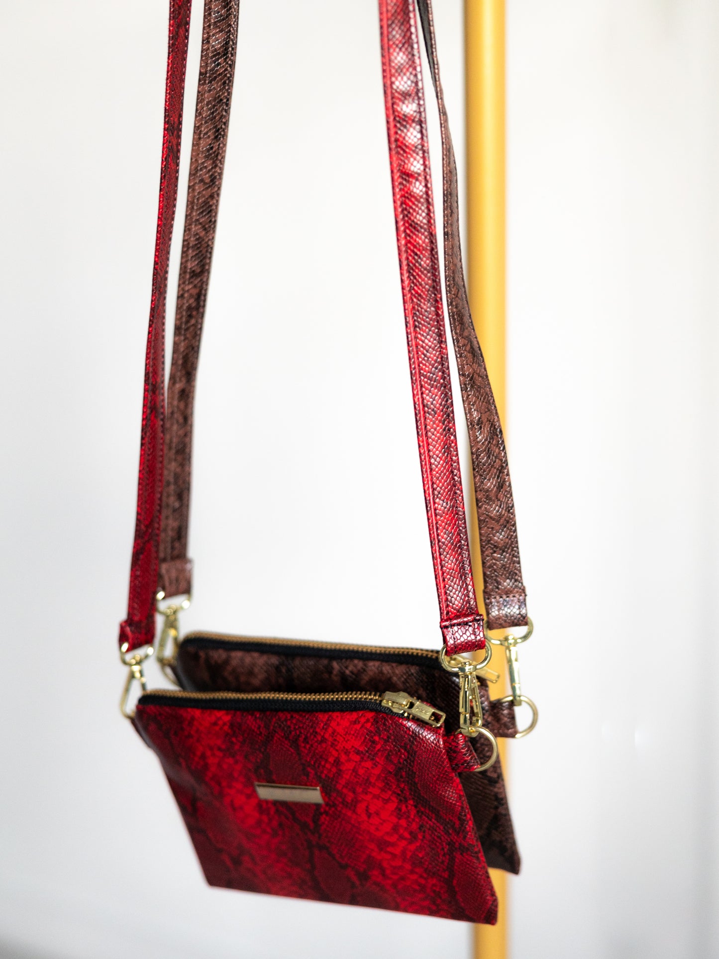 The Mini Crossbody — Cherry