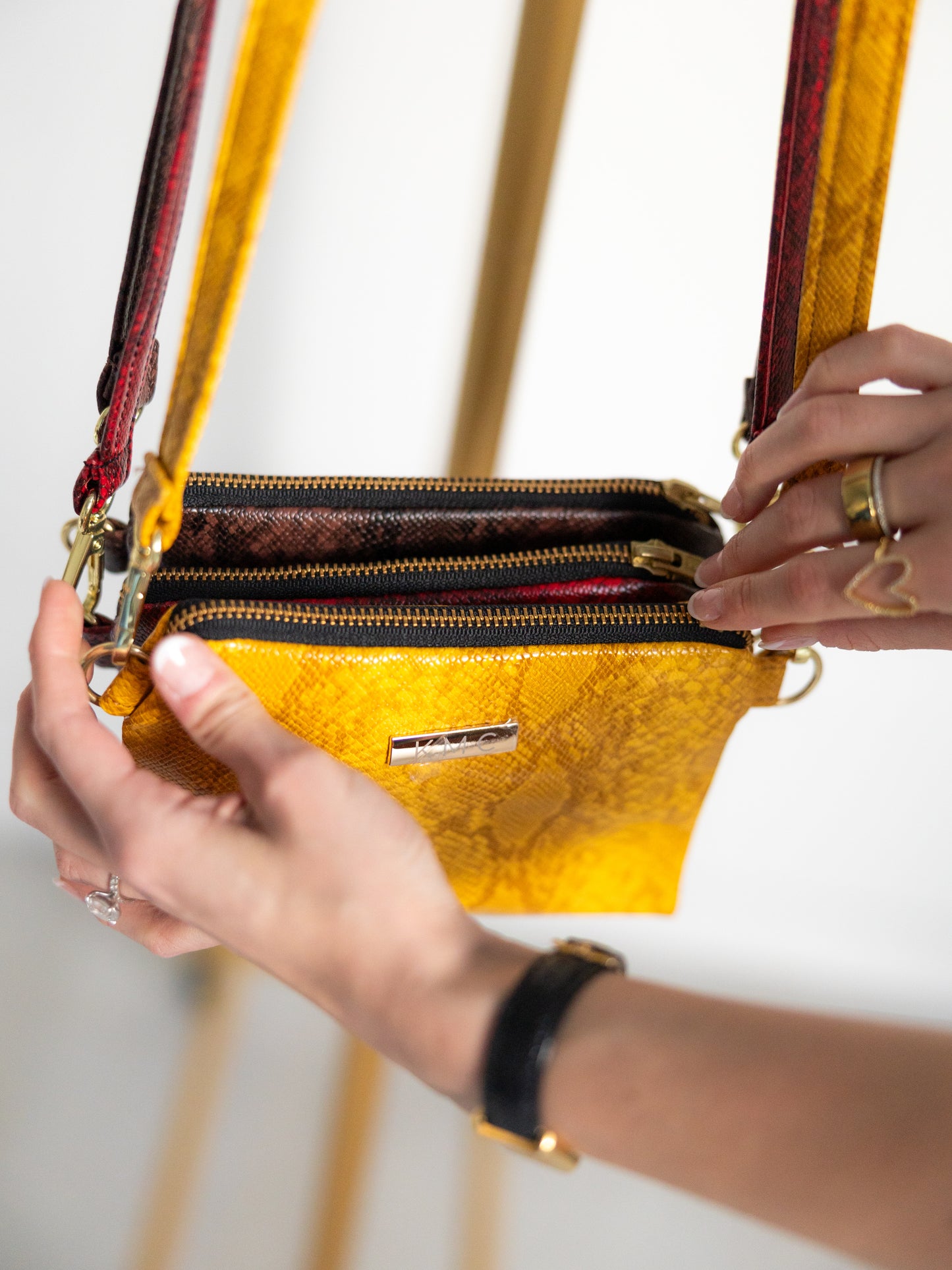 The Mini Crossbody — Honey