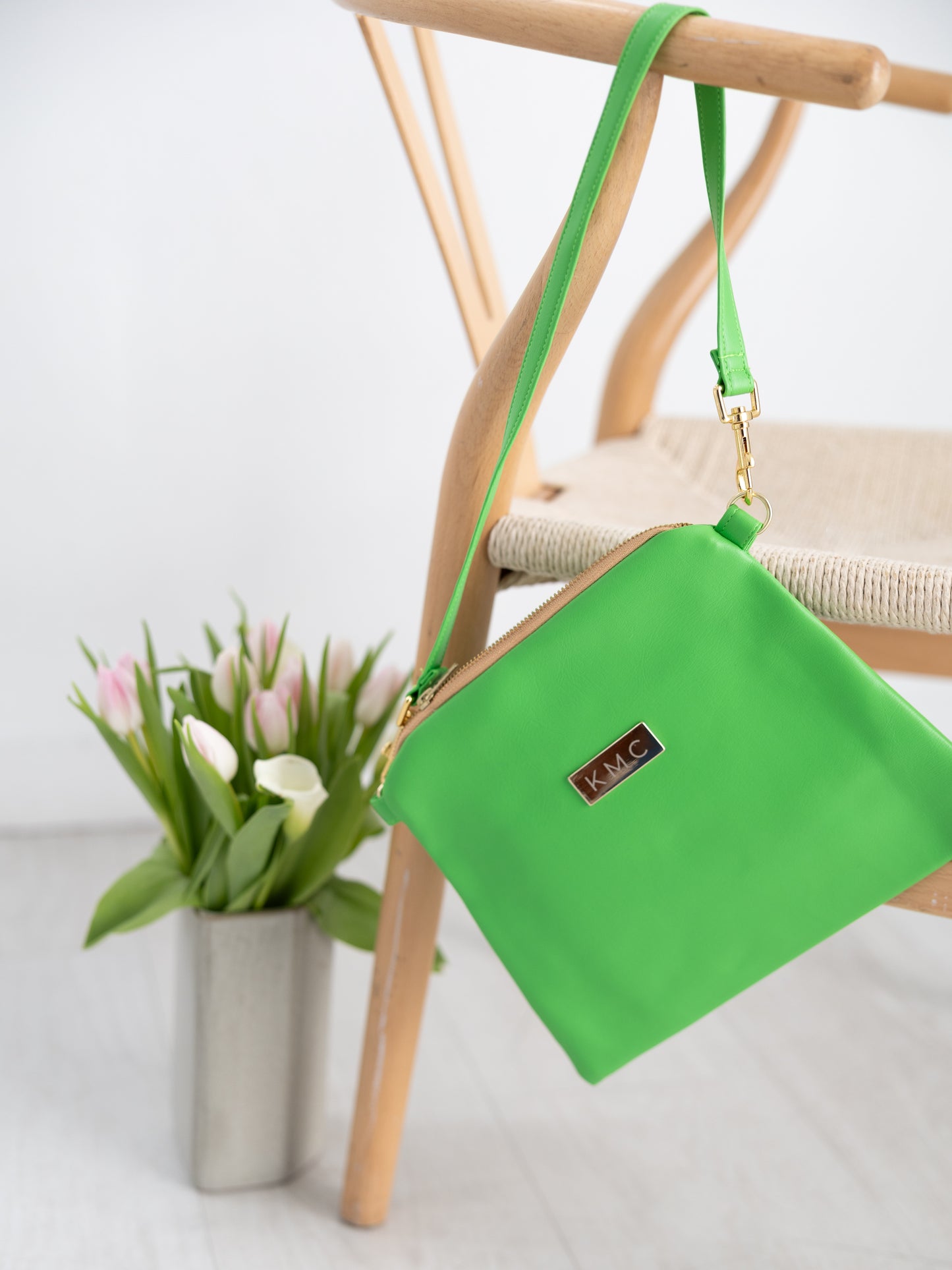The North-South Handbag — Kelly Green 'Blazer II'