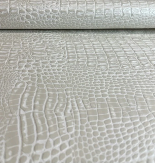 The East-West Handbag — Bone 'Aqualine Marine Crocodile'