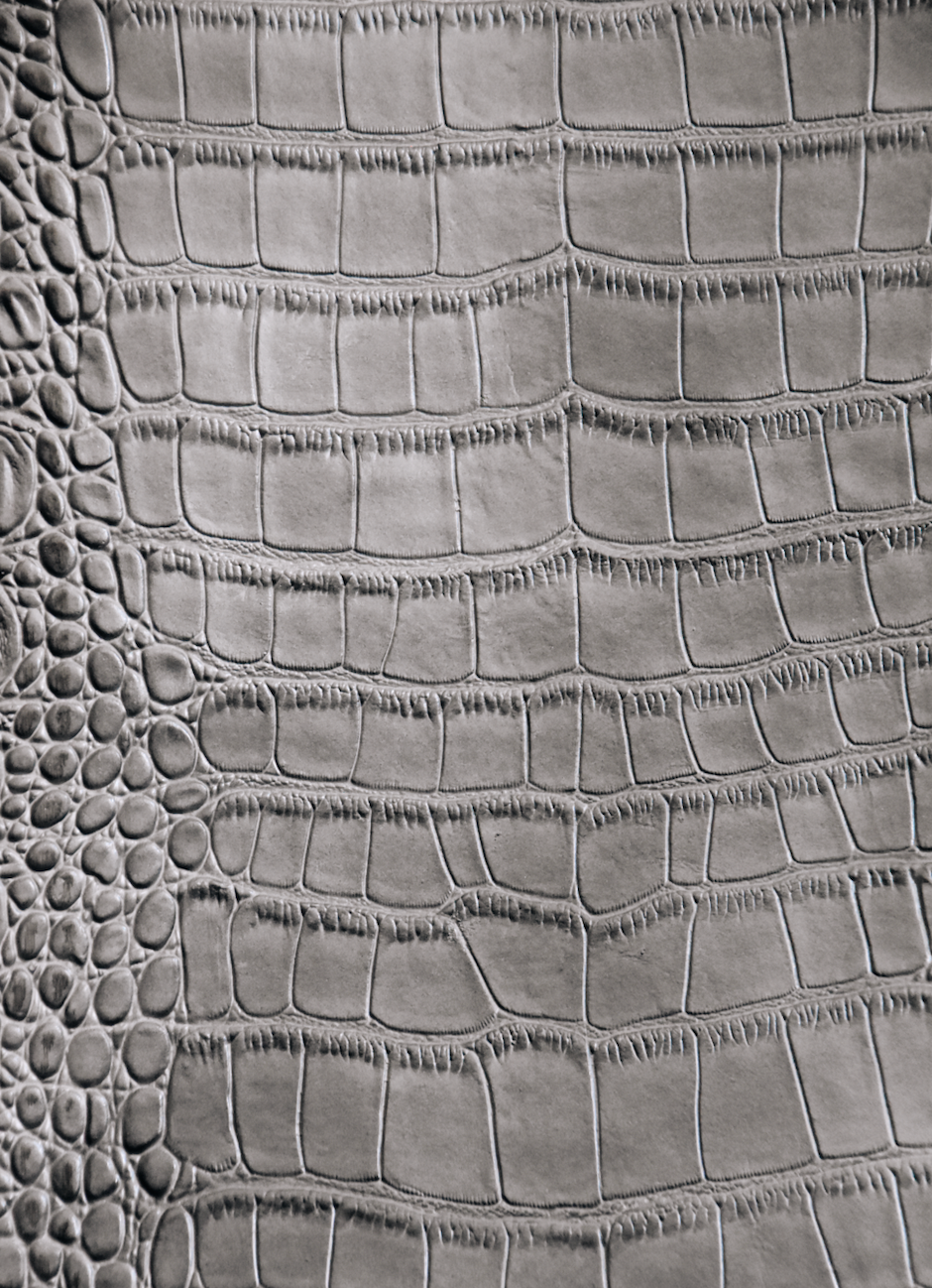 The Everything Crossbody — Licorice 'Big Crocodile'