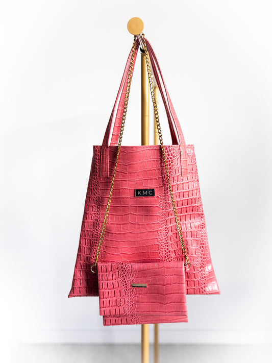 The Everything Crossbody — Poppy 'Big Crocodile'