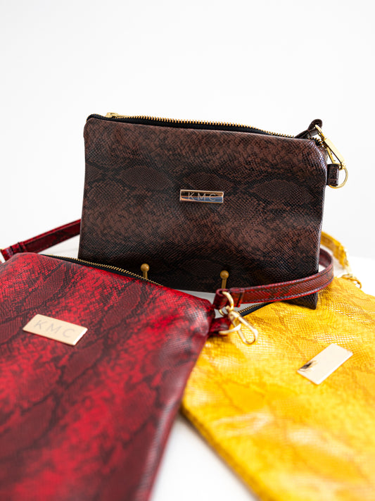 The North-South Handbag — Cherry