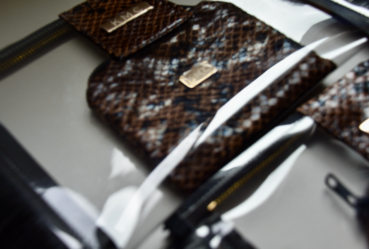 The Clear Crossbody — Espresso